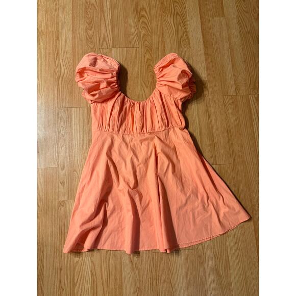 Abercrombie Apricot Dress Sz Large - Picture 3 of 4
